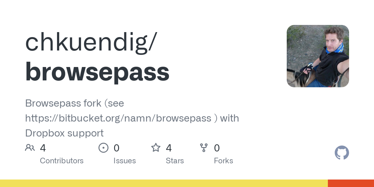 Browsepass fork (see https://bitbucket.org/namn/browsepass ) with Dropbox support 