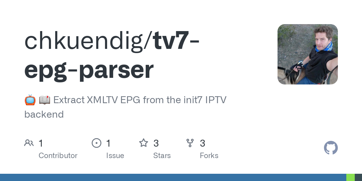 📺 📖 Extract XMLTV EPG from the init7 IPTV backend