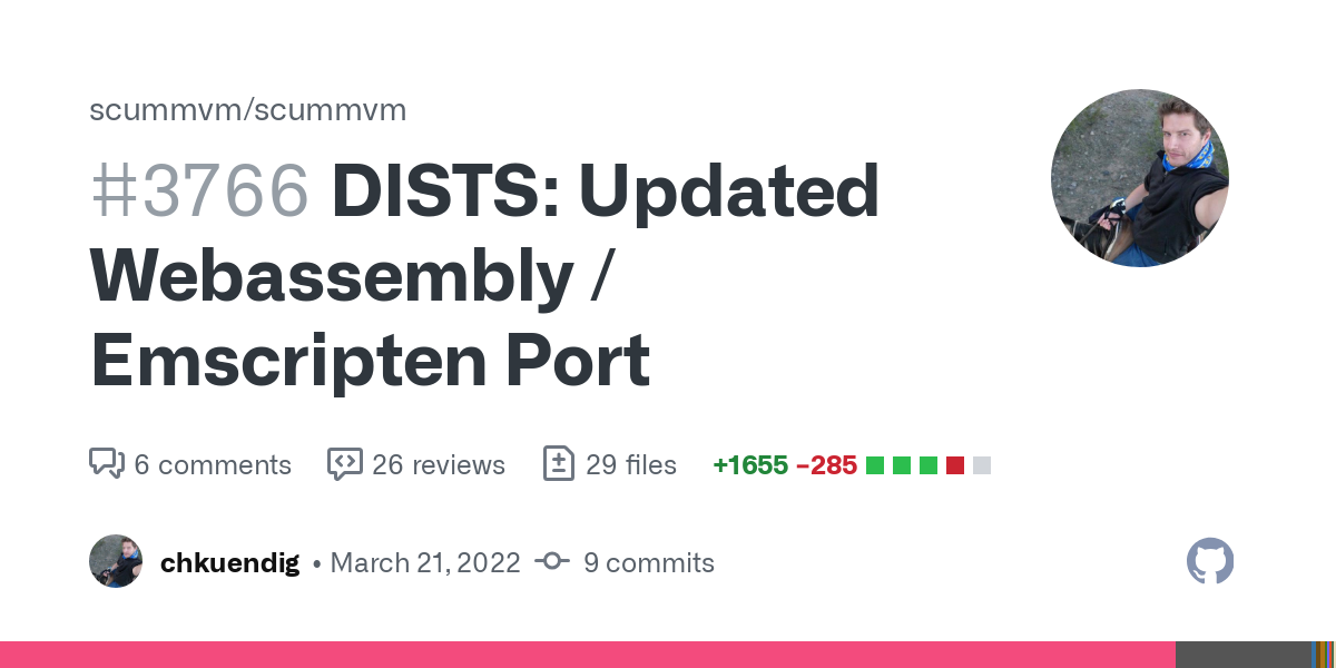 DISTS: Updated Webassembly / Emscripten Port