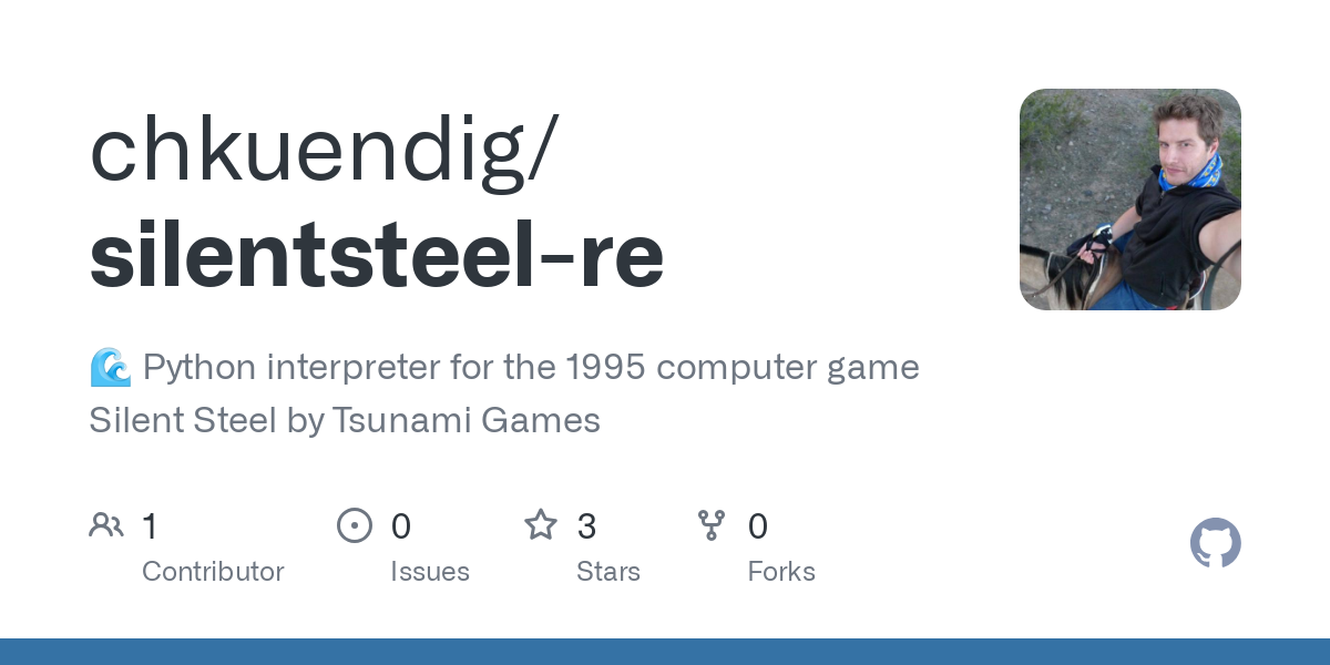 🌊 Python interpreter for the 1995 computer game Silent Steel by Tsunami Games