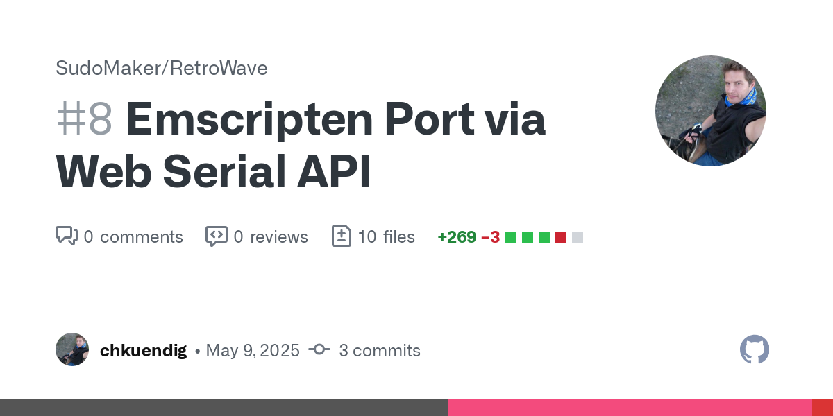 Emscripten Port via Web Serial API