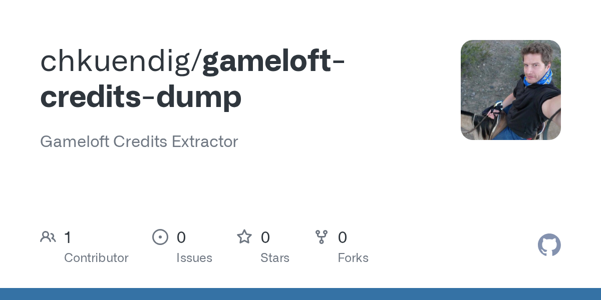 Gameloft Credits Extractor